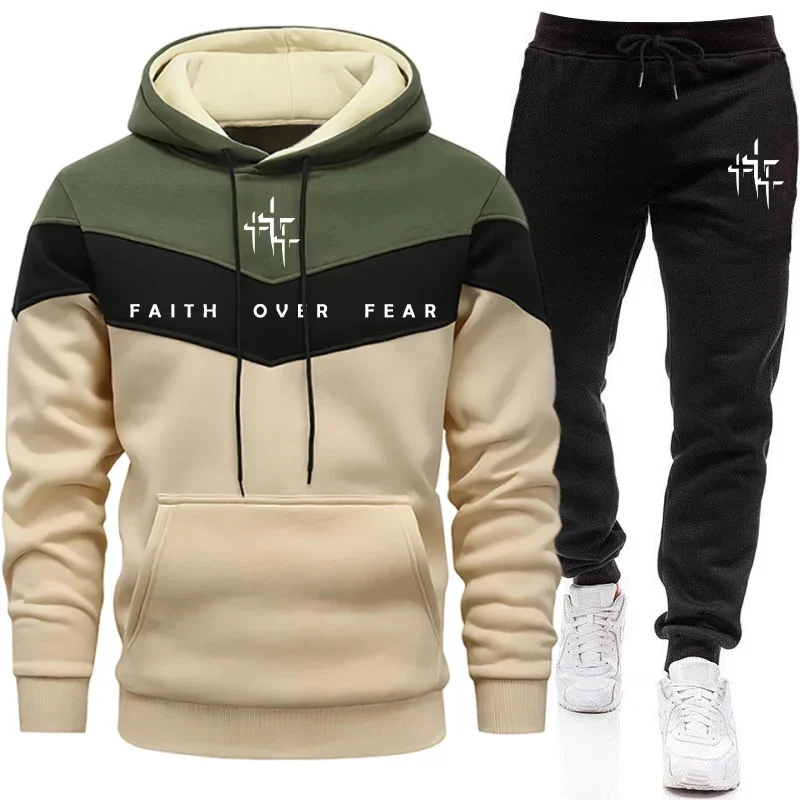 Winter Clothing Hoodie - Męski dres z kapturem i spodniami