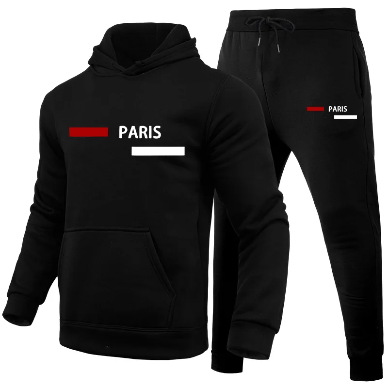 Winter Clothing Hoodie - Męski dres sportowy, modny, casualowy, bluza
