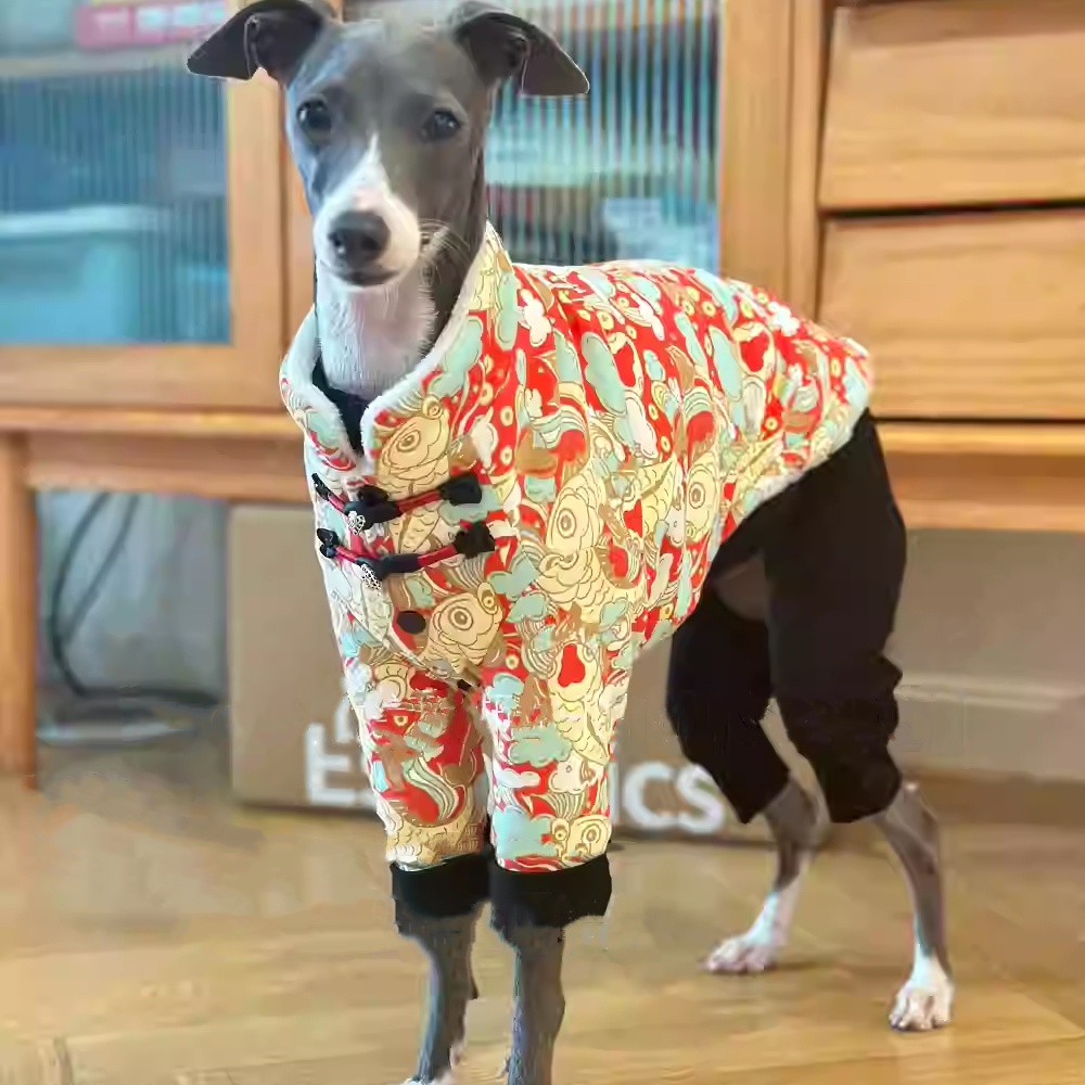 Winter Clothing For Dogs - Chińska kurtka polarowa z klamrą dla