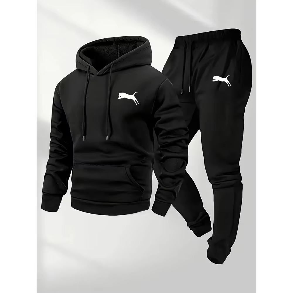 Winter Clothing Hoodie - 2026 Modny męski zestaw dresowy z