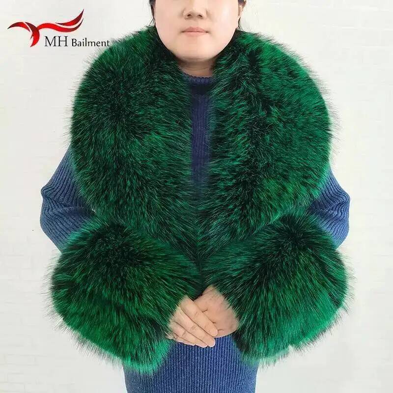 Duży szal damski z imitacji fu – Winter Clothing Items recenzja i cena