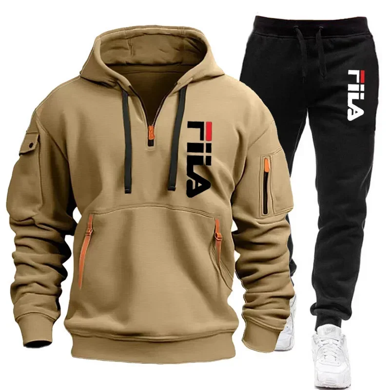 Nowy męski zestaw sportowy na  – Winter Clothing Hoodie recenzja i cena