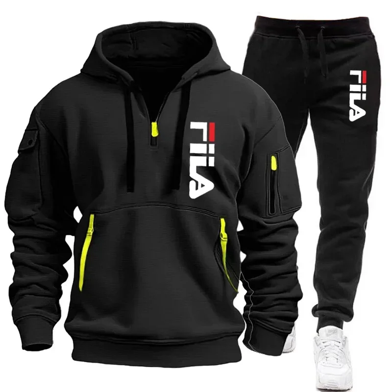 Nowy męski zestaw sportowy na  – Winter Clothing Hoodie recenzja i cena