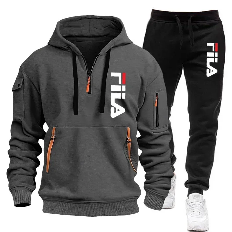 Nowy męski zestaw sportowy na  – Winter Clothing Hoodie recenzja i cena