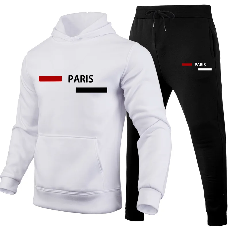 Męski dres sportowy, modny, ca – Winter Clothing Hoodie recenzja i cena
