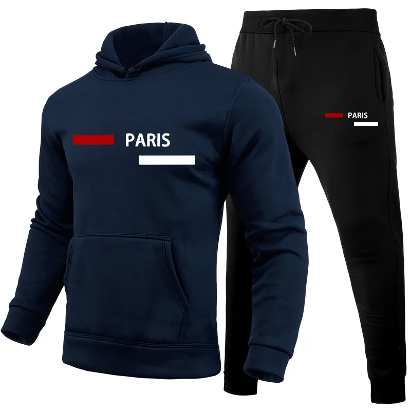 Męski dres sportowy, modny, ca – Winter Clothing Hoodie recenzja i cena