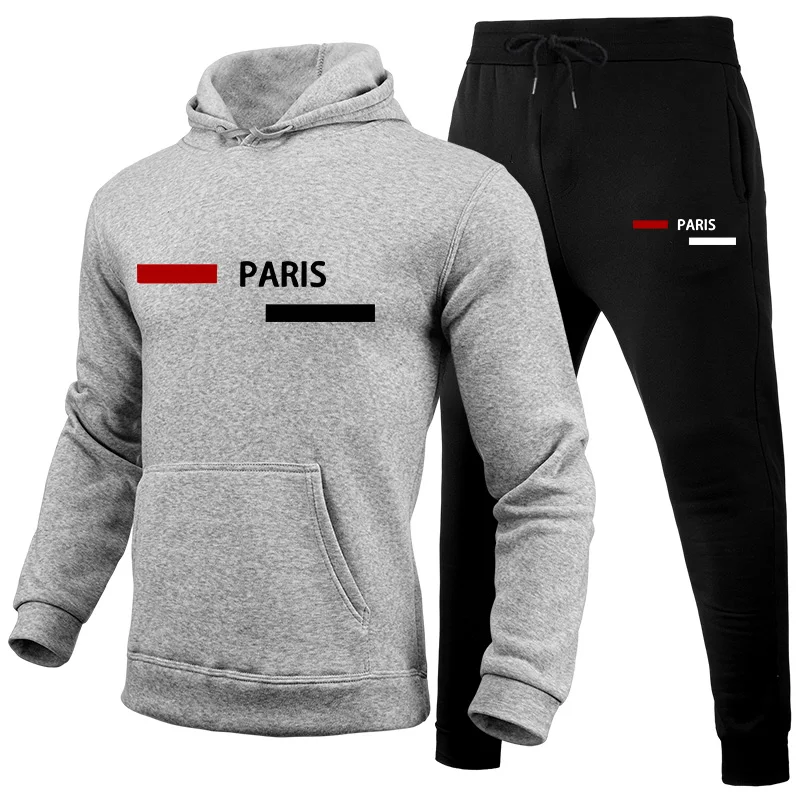 Męski dres sportowy, modny, ca – Winter Clothing Hoodie recenzja i cena