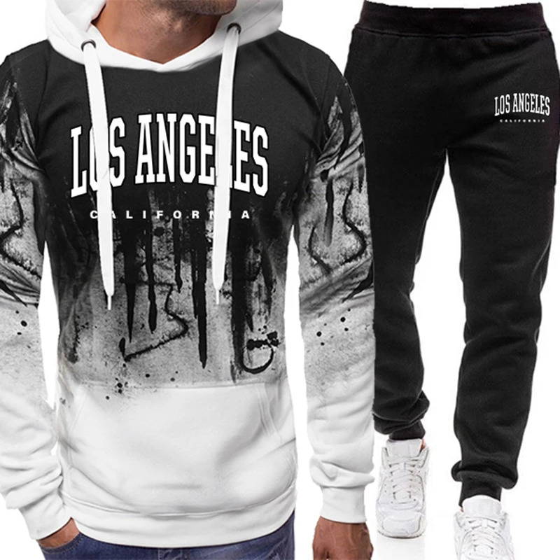 Męski dres sportowy z nadrukie – Winter Clothing Hoodie recenzja i cena