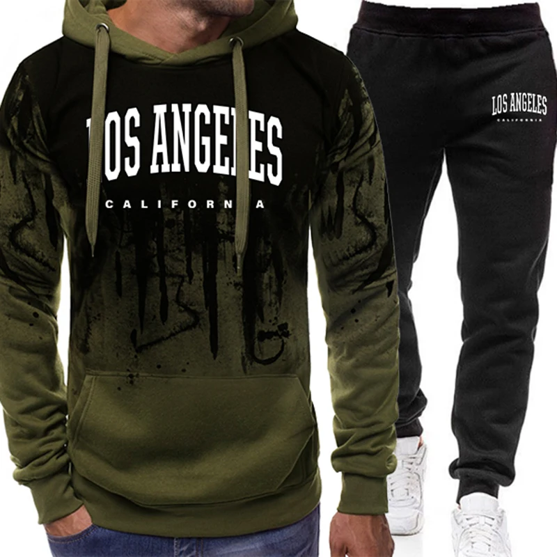 Męski dres sportowy z nadrukie – Winter Clothing Hoodie recenzja i cena
